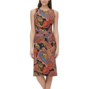 ❤️Host Pick⭐️Tommy Hilfiger Paisley Print Sleeveless Dress
